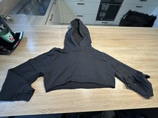 Hugo Boss Kurz Hoodie schwarz Gr. XS ~ 34  wie neu - Damen Kapuzen Pullover