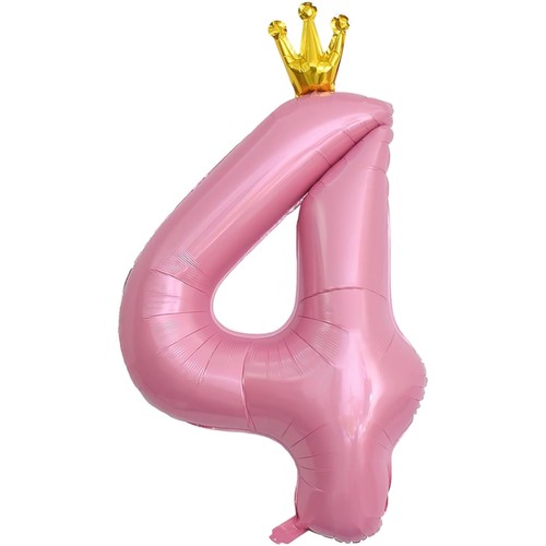 Luftballon zahl pink 100cm - pink,