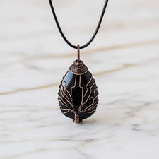 Obsidian Halskette –