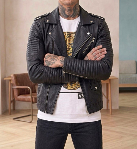 Vsct herren biker - biker, lederjacke