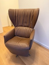 Relaxsessel aus braunem Leder