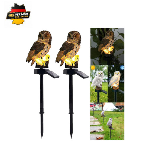 Solar gartenlampe eule - gartenlampe,
