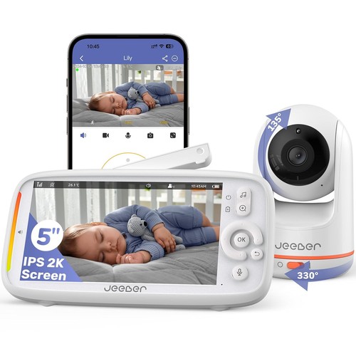 Babyphone mit kamera zoll 2k - kamera, 5
