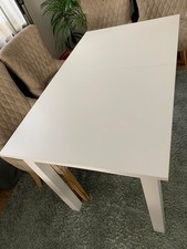 Esstisch Esszimmertisch weiß ausziehbar Ausziehtisch 140-180 cm Coburg