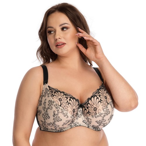 Nessa bügel beige schwarz - bh,