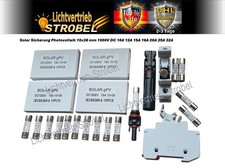 💡💡 Solar Sicherung Photovoltaik 10x38 mm 1000V DC 10A 12A 15A 16A 20A 32A 💡💡