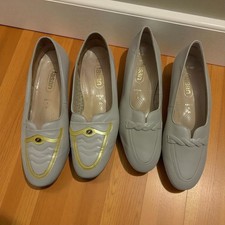 2x Fasan Halbschuhe Damen Grau 8,5 42,5