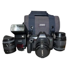 Canon EOS 600D Spiegelreflexkamera Analog Kamera 35-70mm Objektiv Metallbody Set