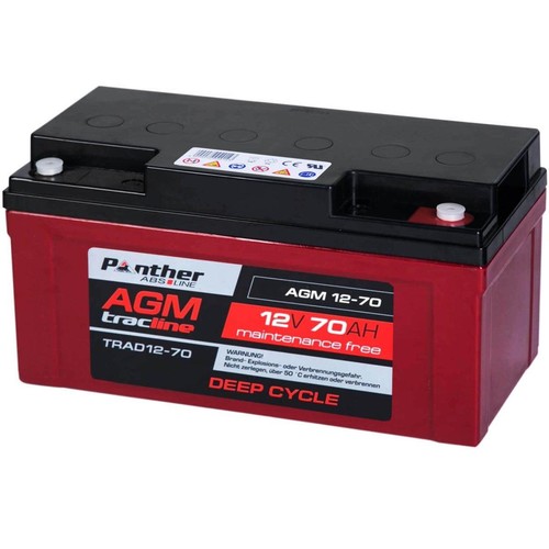 Panther bleiakku agm 70ah 12v - bleiakku,