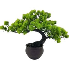 Künstlicher Bonsai-Baum Künstliche Miniaturpflanzen im Topf Japanischer Zenba...