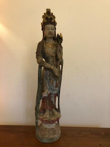 119cm guanyin buddha holz - 119cm,
