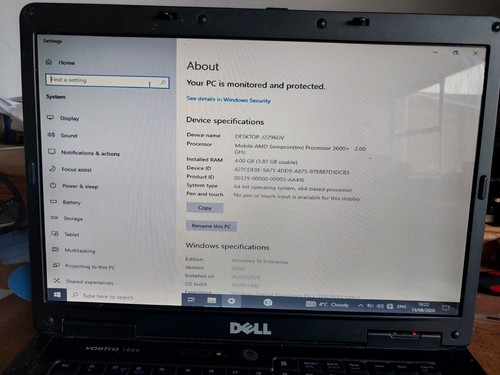 Dell vostro 1000 laptop - dell,