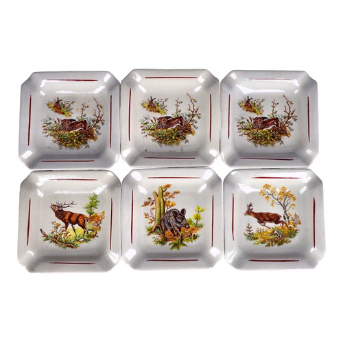 Aschenbecher mit jagdmotiven - aschenbecher,