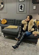 Stiefel Overknee Mit Kette 38