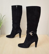 edle Gucci Wildleder High Heel Stiefel Gr. 40 Damenstiefel