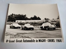 Foto  Porsche 356   Circuit de Magny - Cours  1964 Autorennen