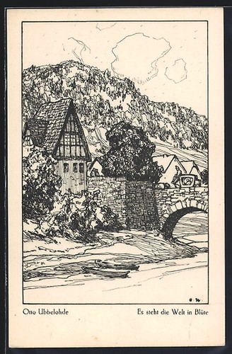 Künstler ubbelohde buch - künstler-ak,