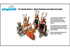 Playmobil Vintage Wikinger Krieger Boot Kanu Überfahrt nach Valhalla Neuwertig❗