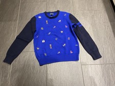 "POLO Ralph Lauren" Kinderpullover m. Motiv Bär 14 Jahre VINTGAGE