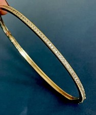 Diamant Armreif 9ct Gelbgold