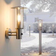 Außenleuchte Außenlampe Wandleuchte Standleuchte Edelstahl Wegeleuchte 258