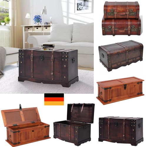 Retro schatztruhe mit schloss - retro,