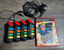 Buzz PS2 Playstation 2 Das große Quiz Spiel + Controller funktioniert CD gut ✅