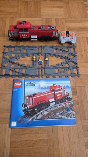 Lego 3677 güterlok mit - güterlok, figur