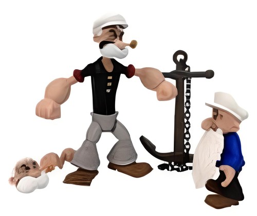 Gw4071 popeye actionfigur wave - gw4071,