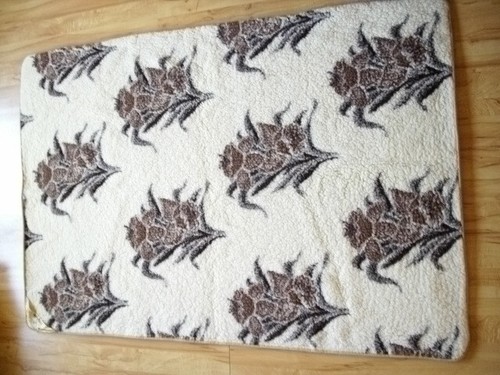 Wolldecke lamagold naturhaar - wolldecke,