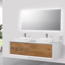 Badmöbel 140 cm Eiche LED