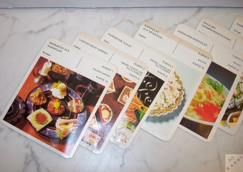 Kochkarten rezeptkarten - st.,
