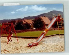 40025013 - 4927 Elbrinxen Spielplatz Schaukel Rutsche spielende Kinder