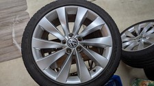 4 Stck. VW Aluräder Interlagos m. Reifen für Passat CC, Scirocco 3 gebraucht