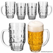 6er Set Mani Bierkrug 0,5L