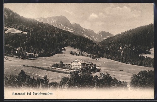 Ansichtskarte berchtesgaden - ansichtskarte,