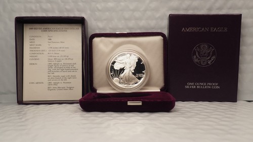 1989 american silver - $1,