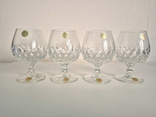 Kristall cognacschwenker - 4x,
