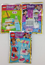 Lego Friends Polybag 3Stk. Tierklinik, Eisstand, Kanninchen/Spielplatz Neu OVP #