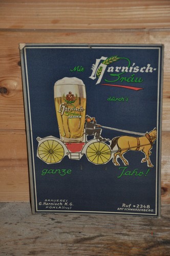 Altes brauereischild - altes,