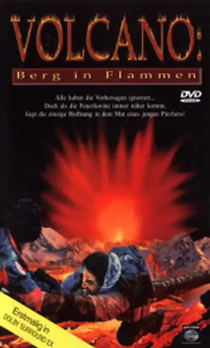 Volcano berg in flammen - berg,