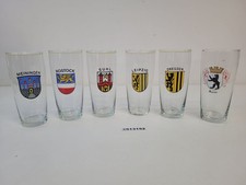 6x Gläser Meinigen Rostock