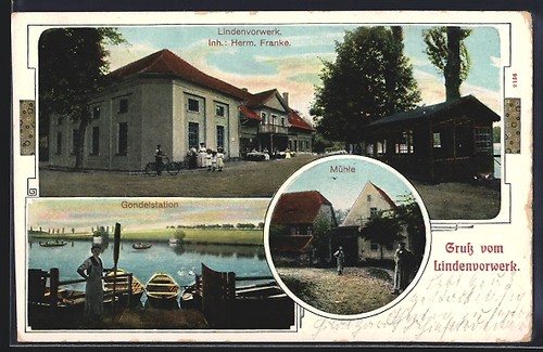 Ansichtskarte kohren gasthaus - ansichtskarte,