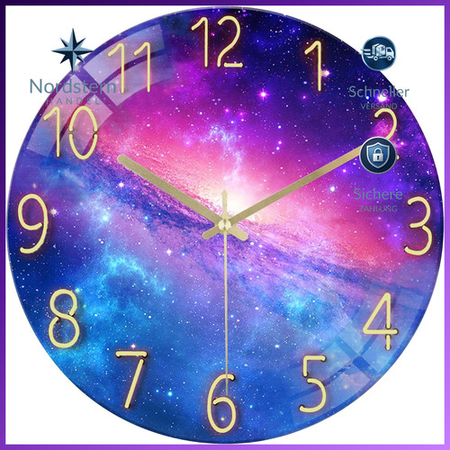 Wanduhr glas 30cm ohne - wanduhr,