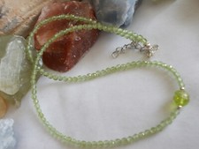 Peridot Kette mit Handmade