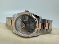 ROLEX Oyster Perpetual Datejust 116201 Rosegold 18kt Stahl D-Serie Box