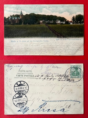 Halle saale 1903 blick - halle,