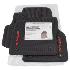ORIGINAL Skoda Gummimatten Fußmatten Automatten Satz 4-tlg OCTAVIA IV 5E4061500B