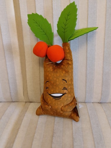 Plüsch apfelbaum mit gesicht - plüsch,