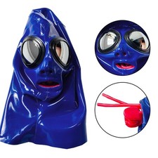 Latex Gummi Maske Brille